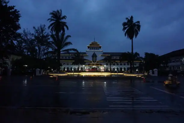 Gedung Sate is a historical building of Bandung