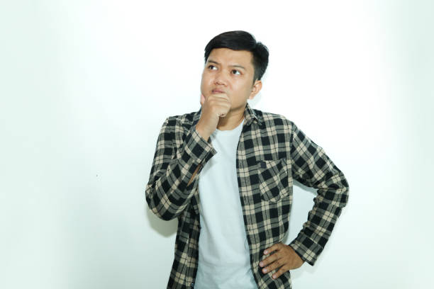 Model 2 \nIndonesian male model in studio photo shot with clean background.