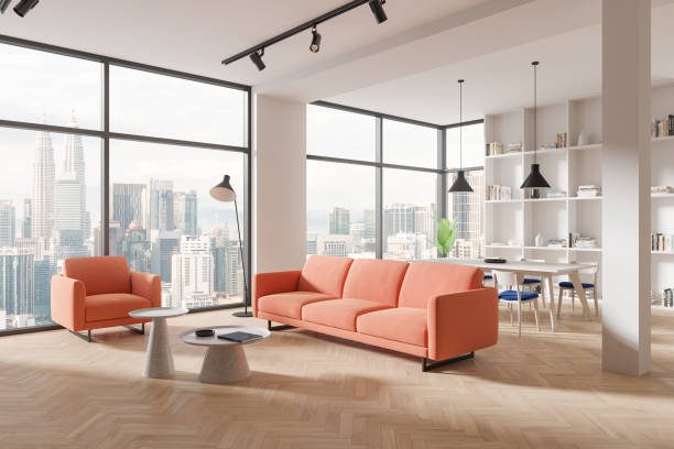 istock White living room corner with couch and armchair 2148673986