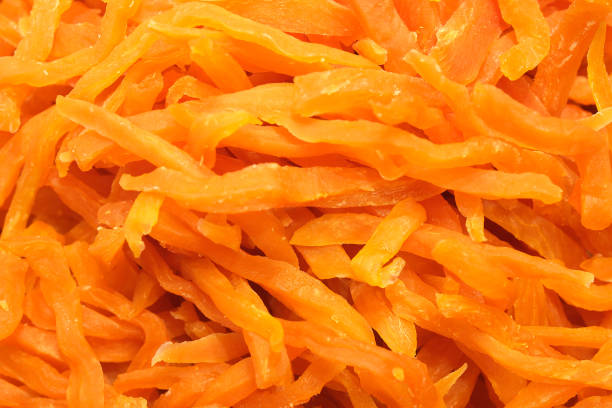 Dried sweet potato slice background
