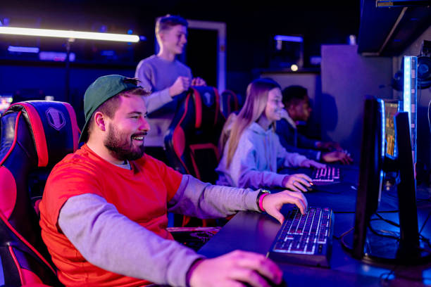Quartet of gamers in electrifying eSports showdown