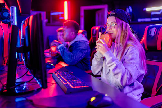 istock Hydration break for young eSports enthusiast 2148677902