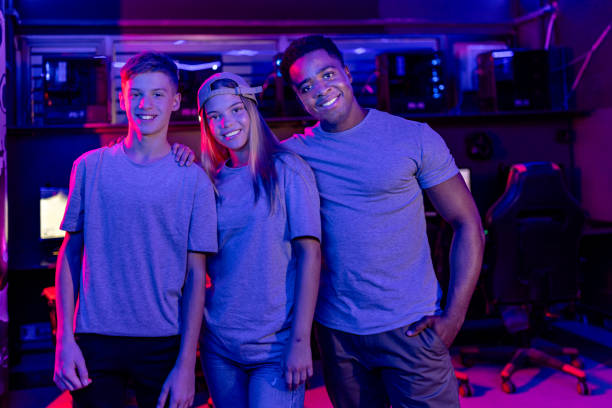 Megaparty: friends party wild in the streets, with fireworks and confetti