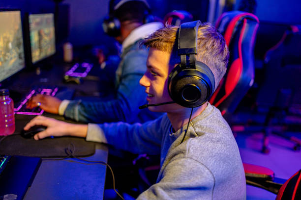 istock Competitive spirit fuels eSports gaming duo 2148678246