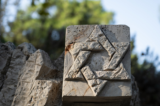 Ancient Greek tablet in Ephesus