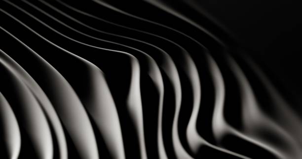 istock Close-up shot revealing the undulating patterns observed in black matte plastic 2148679432