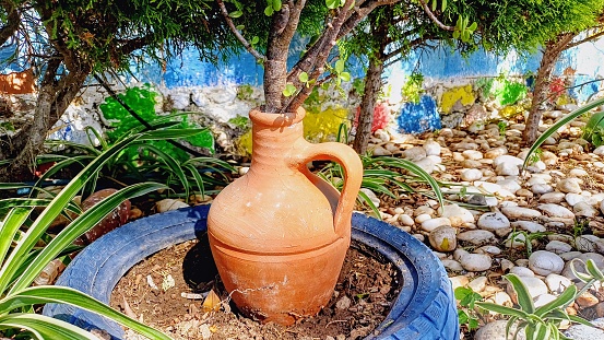 clay pot, flowerpot, toprak testi