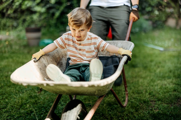 istock Father and child having fun outdoor 2148682627