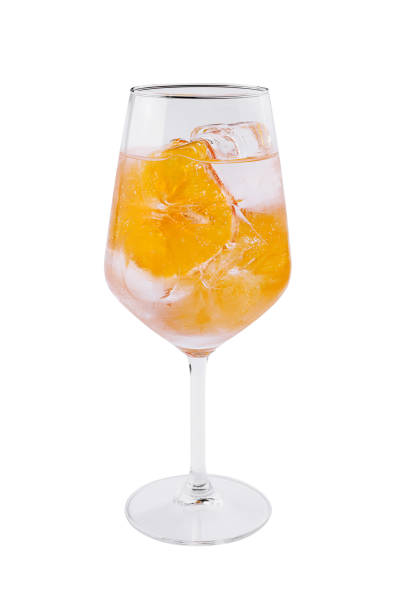 istock Refreshing orange cocktail in a wine glass 2148682742