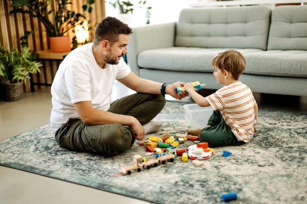 istock Father and son at home 2148683457