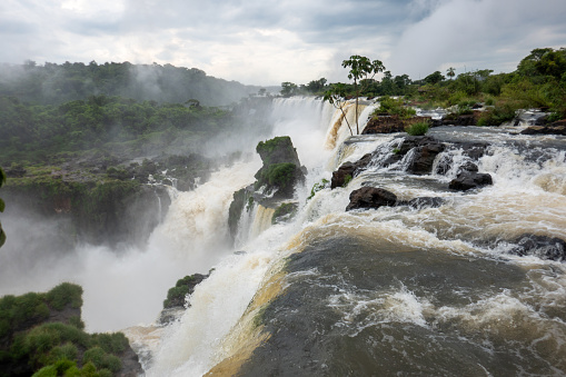 Iguazu Falls are situated at the triangle of Argentina, Brazil and Paraguay and is the largest system of waterfalls in the world.  Most of the Falls are on Argentina´s side. A extremely impressive travel destination.