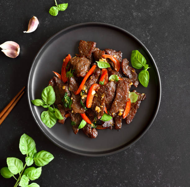 istock Thai style stir-fry beef with vegetables 2148685166