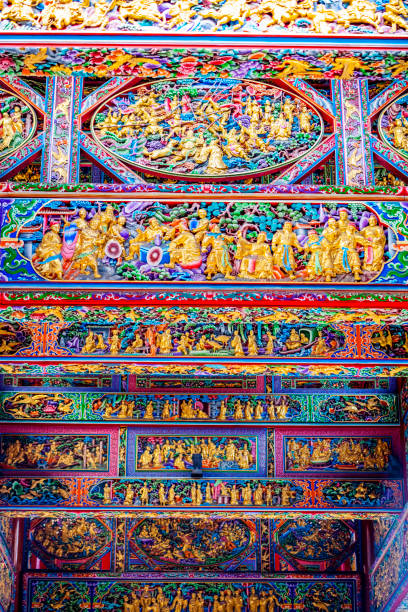 istock decoration of a Chinese traditional  temple 2148688384