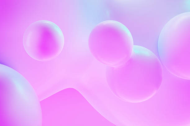 istock Gradient pink soft background, modern style in pastel colors, abstraction. Creative composition, liquid forms, magazine style, template. Copy space, 3D render, 3D illustration. 2148689590