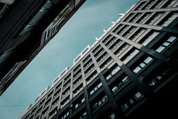 istock Low angle view of modern buildings against sky 2148691741