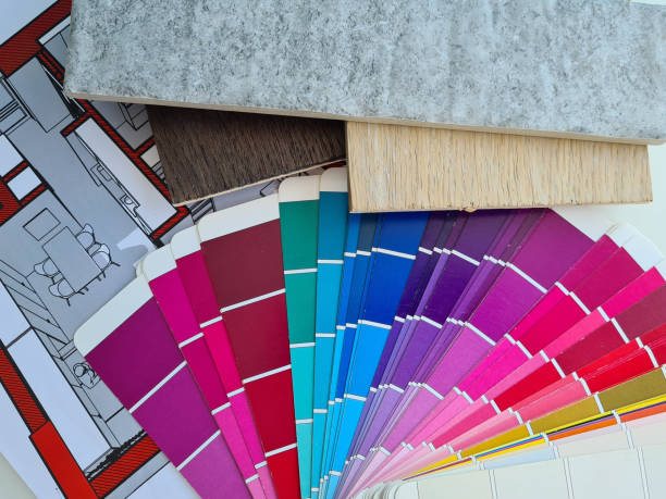 istock Assorted Colors of Paint on a Table 2148692679