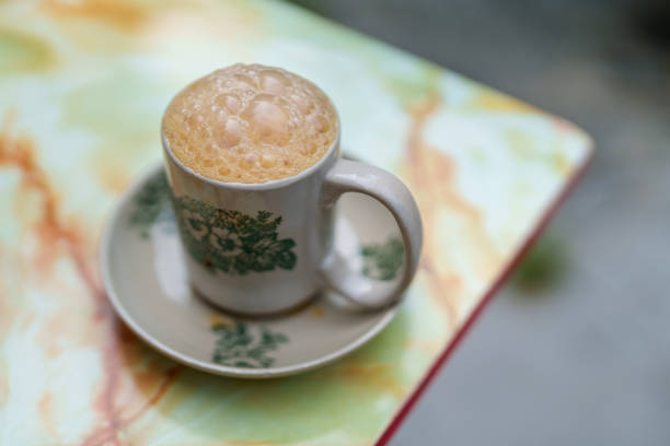 Teh tarik is a popular hot milk tea beverage most commonly found in restaurants, outdoor stalls, mamaks and kopitiams in Malaysia