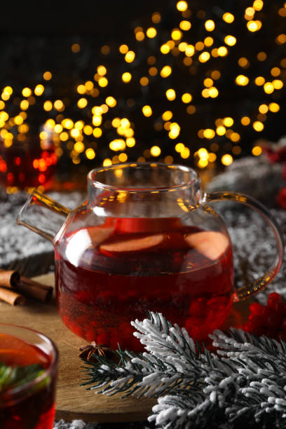 istock Concept of delicious hot drink - tea, berry - fruit tea 2148696284