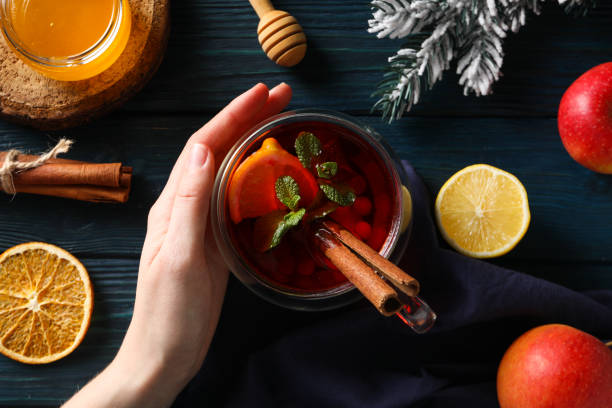 istock Concept of delicious hot drink - tea, berry - fruit tea 2148696303