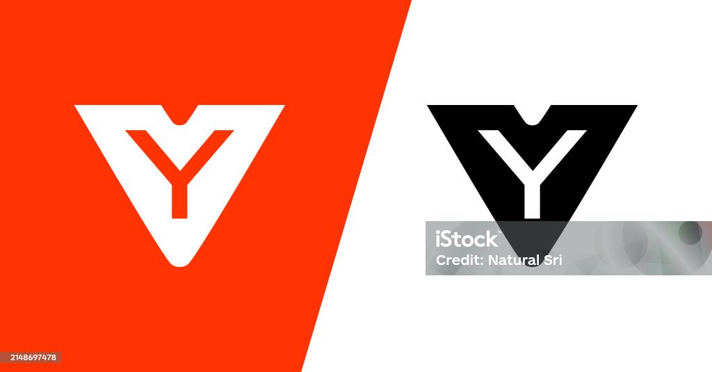 Yv Vy Yv Letter Abstract Company Template Vector Stock Illustration ...