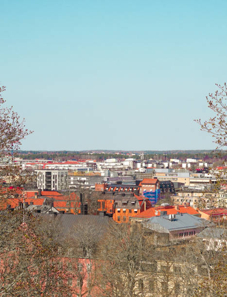 istock High angle view of a city 2148698256