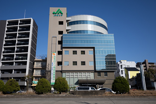 Nagoya, Japan - March 21, 2024 : JA Nagoya Agricultural Cooperative in Nagoya, Aichi Prefecture, Japan.
