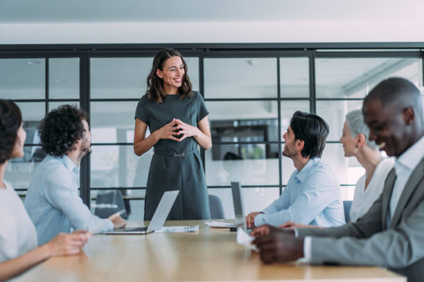 Business persons on meeting in the office.
