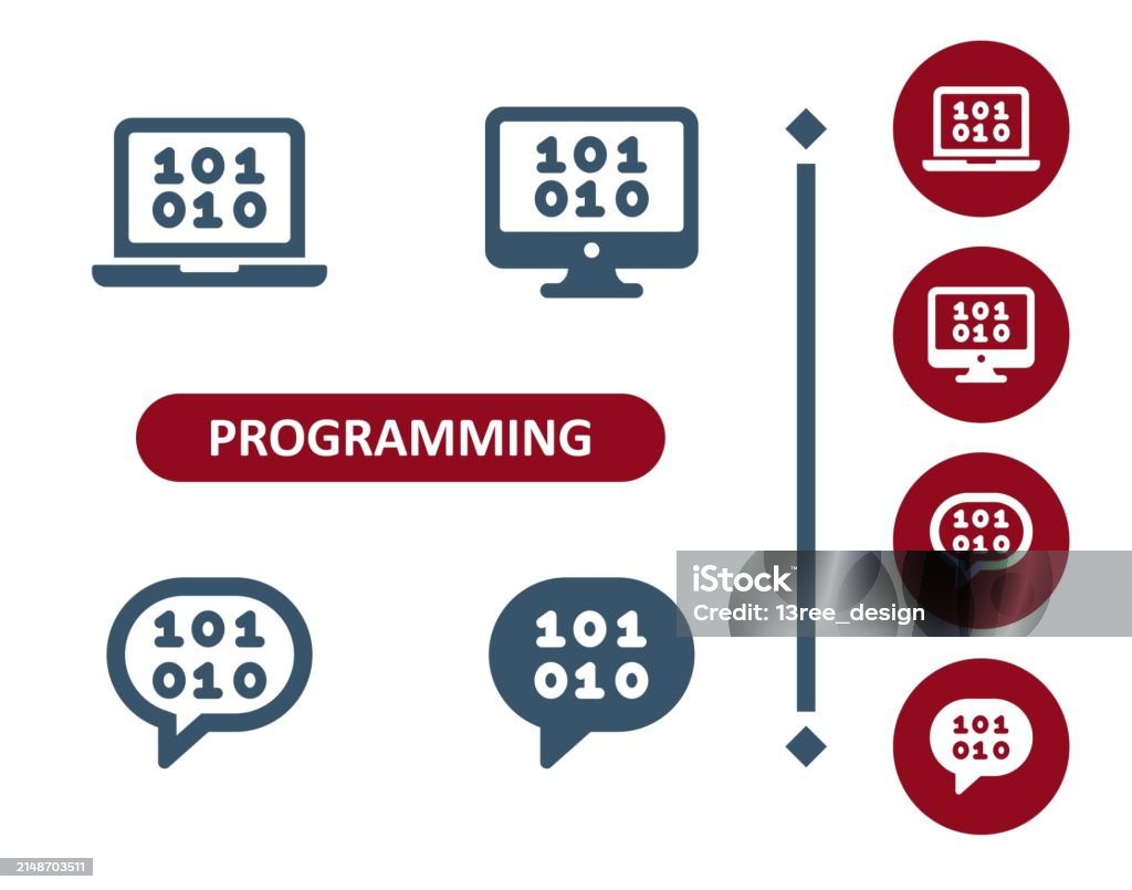 Icônes De Programmation Codage Piratage Piratage Code Ordinateur ...