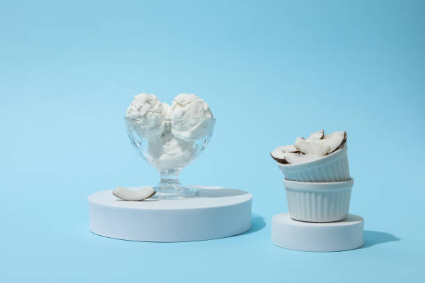 istock Summer dessert - ice cream, ice cream with coconut 2148705975