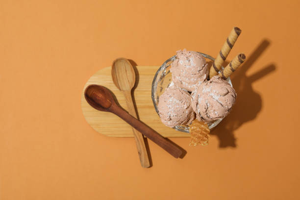 istock Summer dessert - ice cream, ice cream with coconut 2148706043