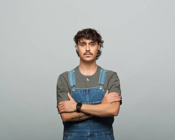 Portrait of confident young man