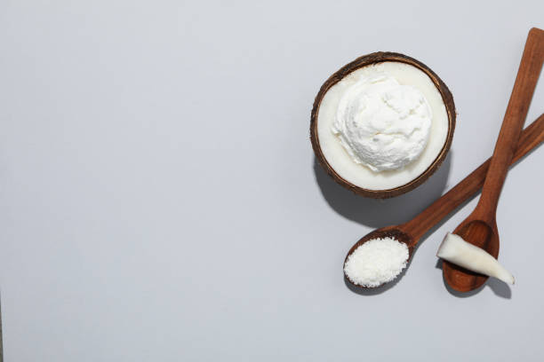 istock Summer dessert - ice cream, ice cream with coconut 2148706249