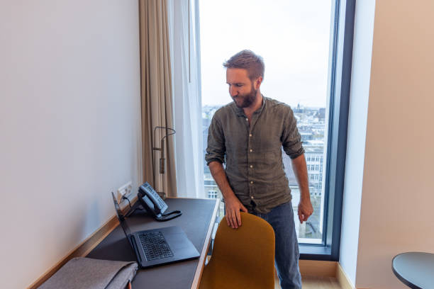 istock Businessman in a Modern High-rise Office 2148711148