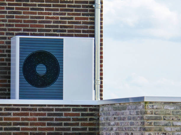 istock air source heat pump unit installed outdoors at a modern home with bricks in the Netherlands 2148712727