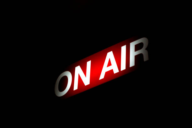 istock On air light box sign for live TV or radio broadcast studio 2148713294