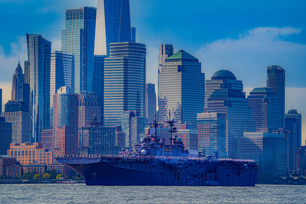 istock USS Wasp on the Hudson 2148720047