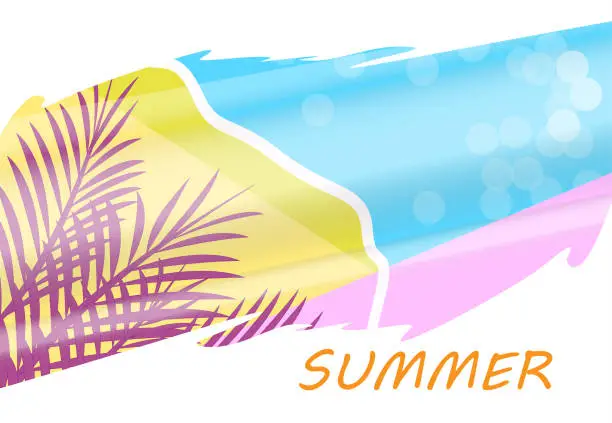 Vector illustration of Summertime background