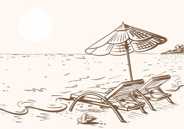 77,600+ Beach Drawings Illustrations - iStock