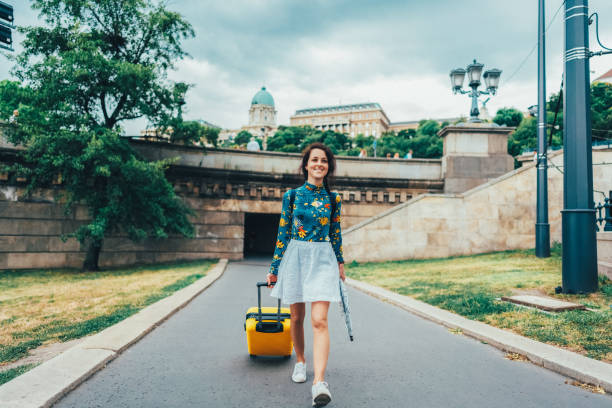 istock Tourist woman visiting Budapest 2148724441
