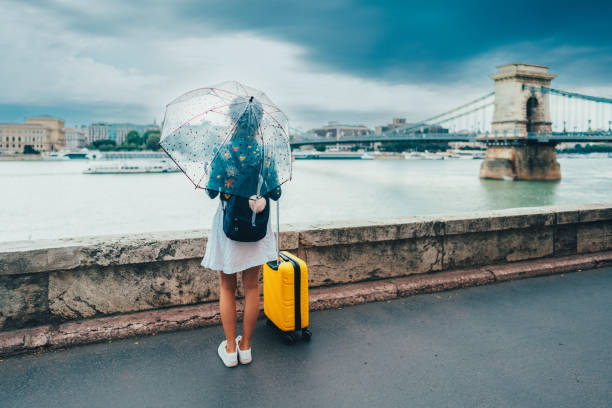 istock Tourist woman exploring Europe 2148724614