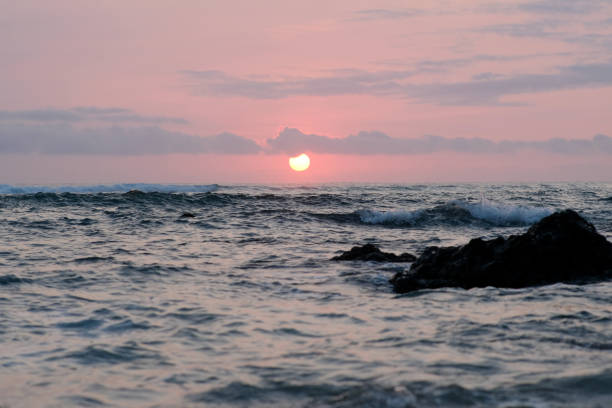Sunrise by the Diguisit Beach (Dimadimalangat Rock Formation), Baler Aurora.