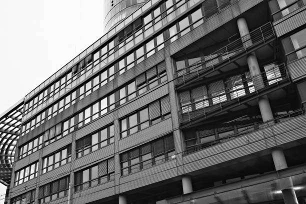 modern office building with windows