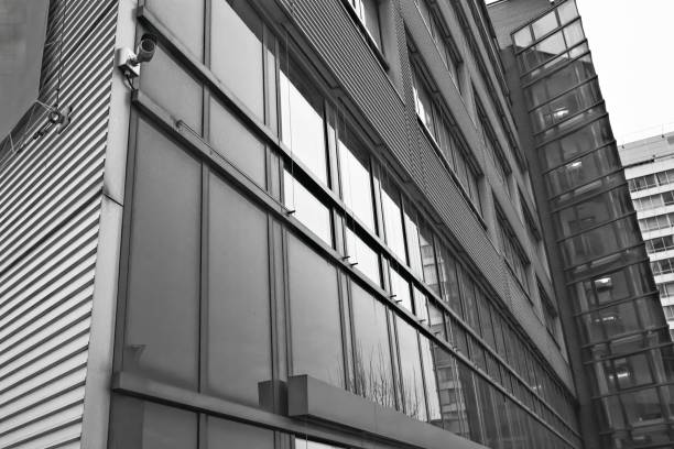 modern office building with windows