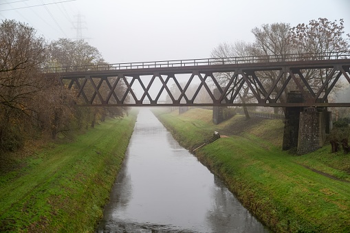 railway bridge over the canal