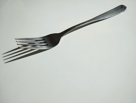 Fork isolated in white background