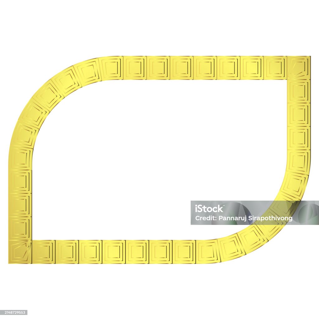 Frame With One Rounded Diagonal Round Diagonal Corner Rectangle Shape Square Golden Rectangle Frame ...
