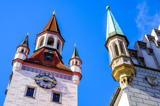 famous city hall in munich - bavaria - germany