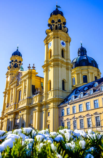 famous theatiner church in munich - bavaria