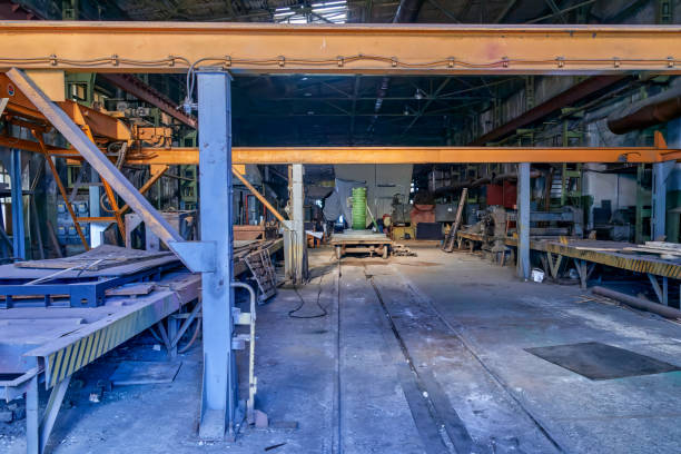 istock an empty factory floor of abandoned production 2148730796