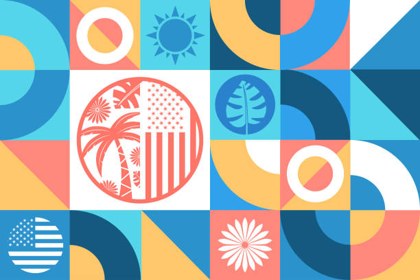 May is Asian Pacific American Heritage Month. Seamless geometric pattern. Template for background, banner, card, poster. Vector EPS10 illustration. May is Asian Pacific American Heritage Month. Seamless geometric pattern. Template for background, banner, card, poster. Vector EPS10 illustration asian wallpaper stock illustrations